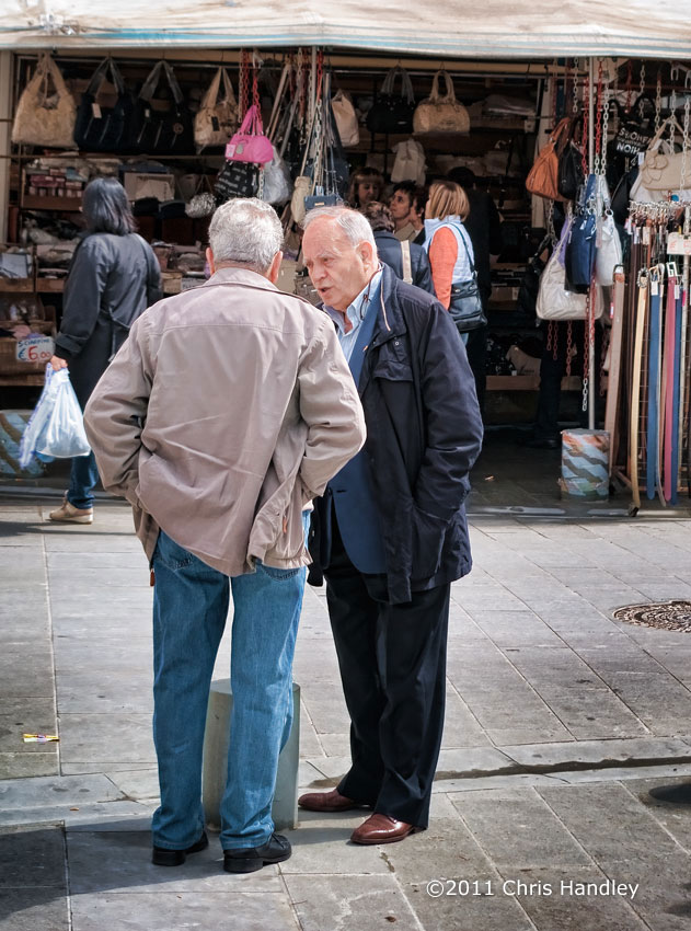 Conversation in Italy